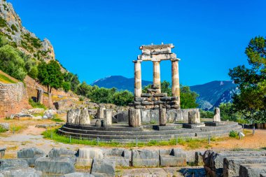 Harabeleri, Tapınağı, Athena Pronaia Delphi, Greec
