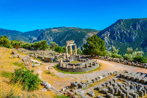 Harabeleri, Tapınağı, Athena Pronaia Delphi, Greec