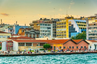 Selanik, Yunanistan, 8 Eylül 2017: Görünüm Selanik'te, Greec yenilenmiş bağlantı noktası üzerinden