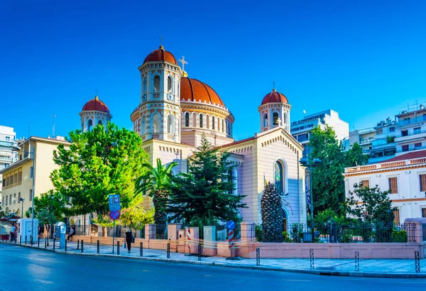 Selanik, Yunanistan, 8 Eylül 2017: Görünümü Aziz Gregory Palamas metropolitan Kilisesi Selanik'te, Greec