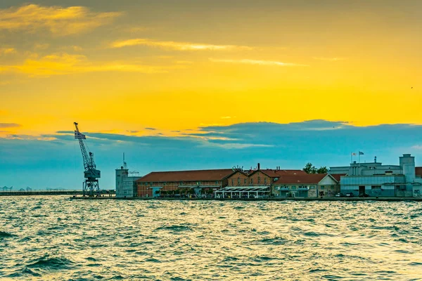 Thessaloniki Greece September 2017 View Refurbished Port Thessaloniki Greec — Stock Photo, Image