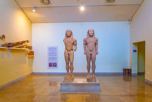 Delphi Grèce Septembre 2017 Intérieur Musée Histoire Delphes Greec — Photo