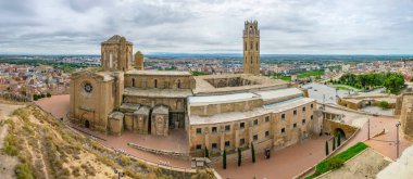 Lleida, Spai 'deki La Seu Vella katedrali.
