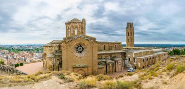 Lleida, Spai 'deki La Seu Vella katedrali.