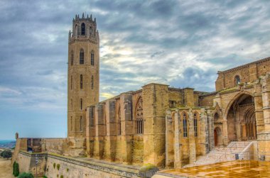 Lleida, Spai 'deki La Seu Vella katedrali.