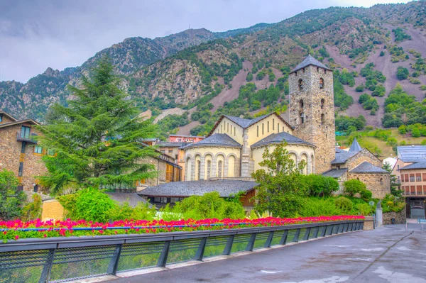 Kościół Świętego Stefana Andorra Vell — Zdjęcie stockowe