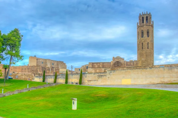 Cattedrale Seu Vella Lleida Spai — Foto Stock