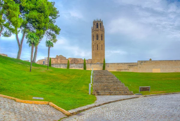 Seu Vella Cathedral Lleida Spai — ストック写真