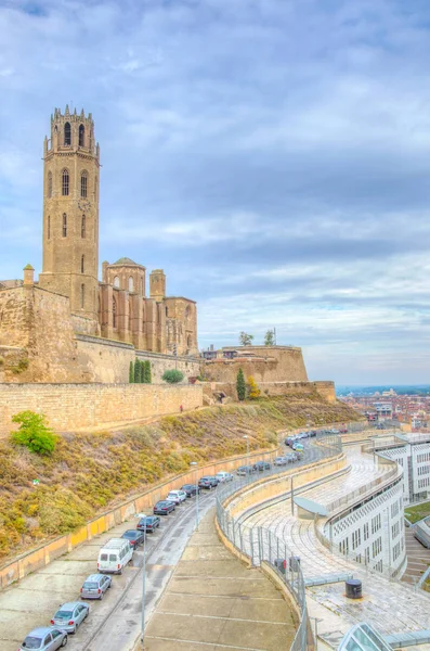 Seu Vella Kathedraal Lleida Spai — Stockfoto