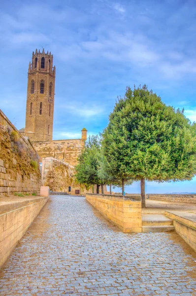 Καθεδρικός Ναός Seu Vella Στη Lleida Spai — Φωτογραφία Αρχείου