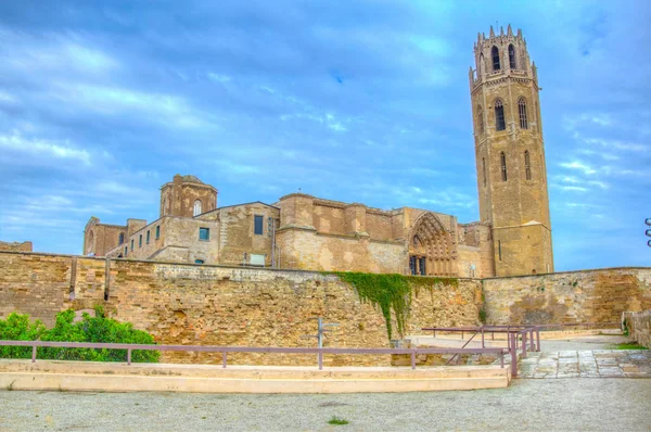 Seu Vella Kathedraal Lleida Spai — Stockfoto