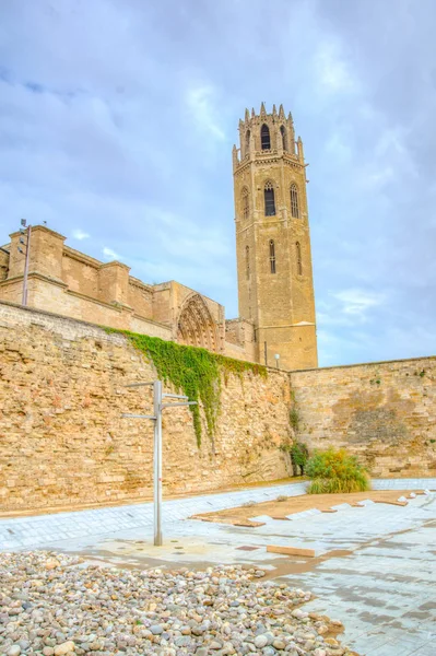 Seu Vella Cathedral Lleida Spai — 스톡 사진