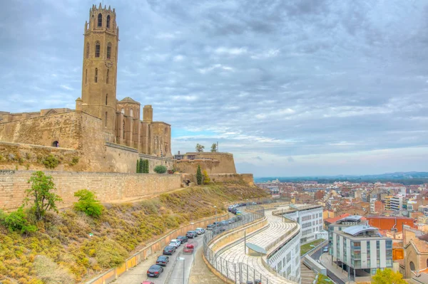 Seu Vella Kathedraal Lleida Spai — Stockfoto