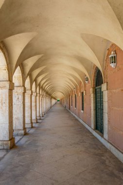 Aranjuez, Kraliyet Sarayı çit, Spai arkasında kapalı arcade