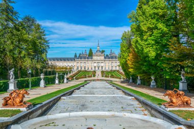 Palace la Granja de San ettiler bahçeleri, Spai görünümünü