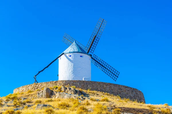 Traditional White Windmills Consuegra Spai — Stock Photo, Image