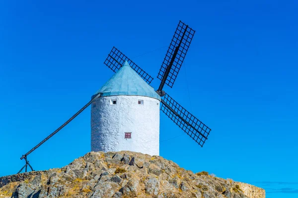 Traditional White Windmills Consuegra Spai — Stock Photo, Image
