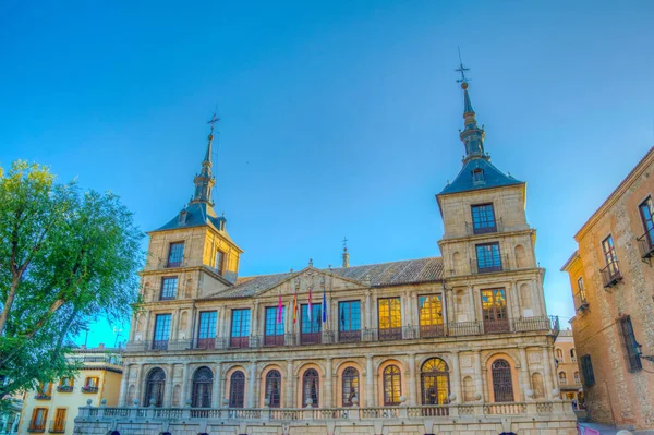 Het Stadhuis Het Historische Centrum Van Toledo Spai — Stockfoto