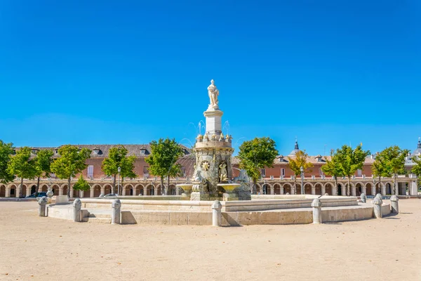 Fuente Mariblanca Fontänen Vid Det Kungliga Slottet Aranjuez Spanien — Stockfoto