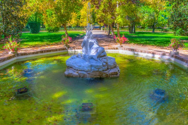 Fonte Jardins Palácio Real Aranjuez Spai — Fotografia de Stock