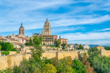 Segovia Cityscape Gotik Katedrali, Spai ile