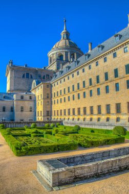 Kraliyet koltuğu, San Lorenzo de El Escorial yakınında Madrid, Spai