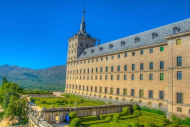 Kraliyet koltuğu, San Lorenzo de El Escorial yakınında Madrid, Spai