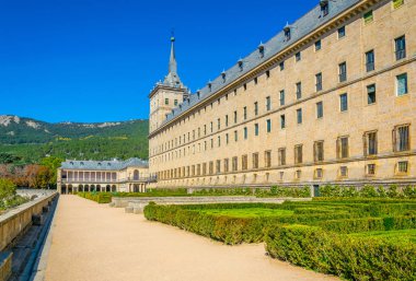 Kraliyet koltuğu, San Lorenzo de El Escorial yakınında Madrid, Spai