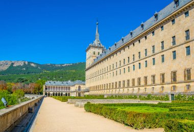 Kraliyet koltuğu, San Lorenzo de El Escorial yakınında Madrid, Spai