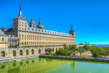 Kraliyet koltuğu, San Lorenzo de El Escorial yakınında Madrid, Spai