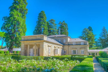 Casita del principe Kraliyet koltuğu, San Lorenzo de El Escorial yakınında Madrid, Spai yakınında