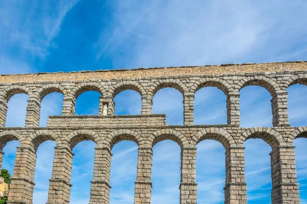 Detail of aqueduct at Segovia, Spai