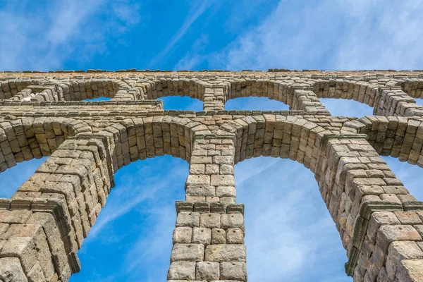 Detail of aqueduct at Segovia, Spai