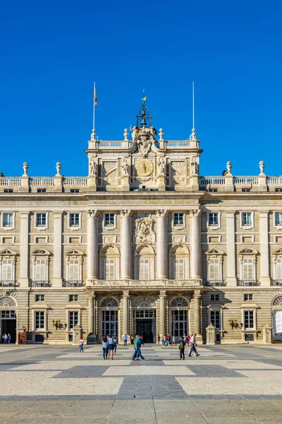 Kungliga Slottet Kallas Palazio Real Madrid Spanien — Stockfoto
