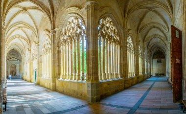 Toledo, İspanya, 2 Ekim 2017: İç Monasterio de San Juan de Los Reyes, Toledo, Spai