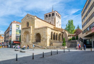 Segovia, İspanya, 4 Ekim 2017: Kilisesi, San Clemente Segovia, Spai