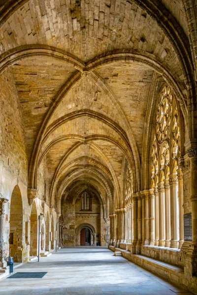 Lleida Spanien Den Oktober 2017 Cloisteren Del Katedralen Seu Vella — Stockfoto