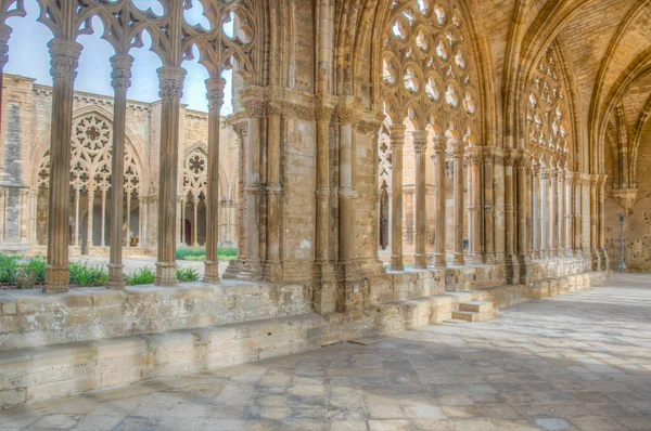 Lleida Spanien Den Oktober 2017 Cloisteren Del Katedralen Seu Vella — Stockfoto