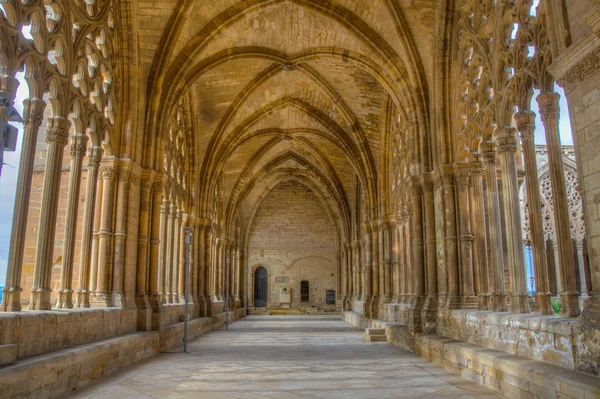 Lleida Spanien Den Oktober 2017 Cloisteren Del Katedralen Seu Vella — Stockfoto