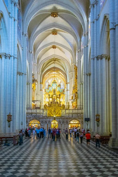 Толедо Іспанія Жовтня 2017 Інтер Санта Iglesia Catedral Primada Толедо — стокове фото