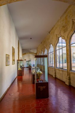 Salamanca, İspanya, Ekim 5, 2017:Corridor Salamanca Üniversitesi, Spai