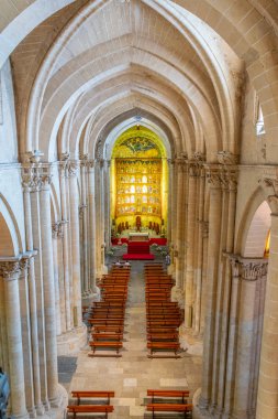 Salamanca, İspanya, 5 Ekim 2017: Salamanca, Spai Katedrali'nde içinin