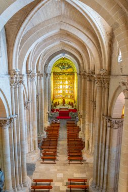 SALAMANCA, SPAIN, OCTOBER 5, 2017: Interior of the Cathedral at Salamanca, Spai clipart