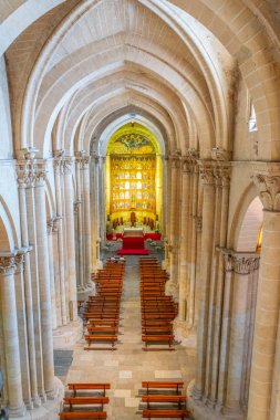 Salamanca, İspanya, 5 Ekim 2017: Salamanca, Spai Katedrali'nde içinin
