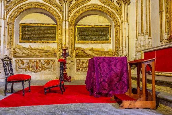 Salamanca Spanje Oktober 2017 Interieur Van Kathedraal Van Salamanca Spai — Stockfoto