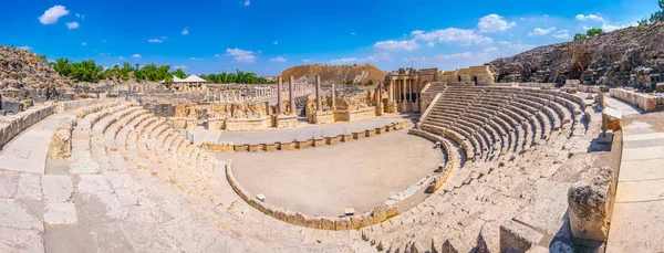 Beit Shean İsrail'de Roma Tiyatrosu — Stok fotoğraf