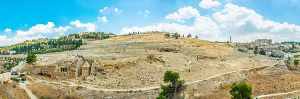 mount of olives in Jerusalem, Israel