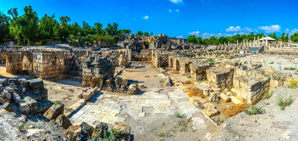 以色列的 beit shean 罗马遗址 — 图库照片