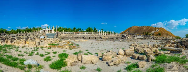 Beit Shean ρωμαϊκά ερείπια στο Ισραήλ — Φωτογραφία Αρχείου