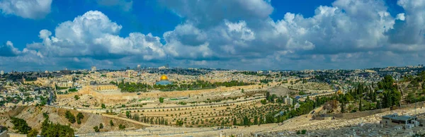 Při pohledu z Olivetské, Izrael Jeruzalém — Stock fotografie